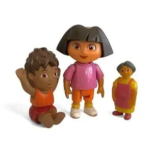 Toys | Dora The Explorer Collectible Figures Set Of 3 | Poshmark